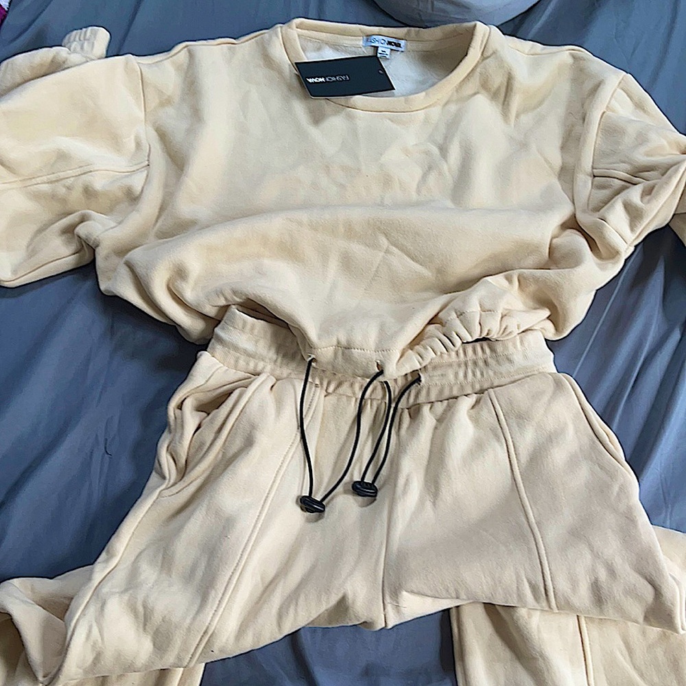 Fleece lined jogger set